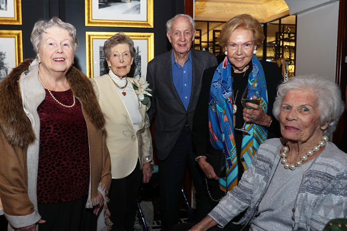 Jane Young with Louise Dagit, Dick Jones, Martie Gillin and Clara Hilberts